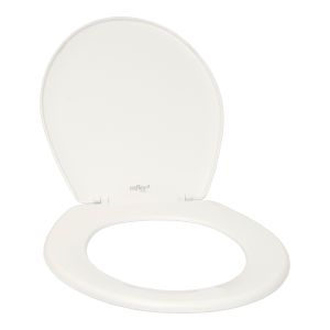 Asiento inodoro redondo clásico blanco CH-A201 Coflex (6)