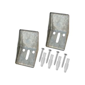 Soporte (uña) para lavatorio individual galvanizada 2 piezas PL-B201 Coflex (20)