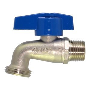 Llave de chorro 1/2" NPT x 3/4" NH IP-702 Coflex (10)