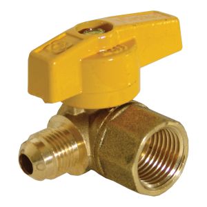 Llave de control para gas 1/2" FNPT x 3/8" flare angular IP-206 Coflex (10)