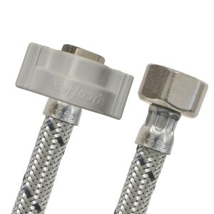 Tubo abasto acero fregadero 3/8" COMP x 1/2" FIP 40 cm AL-B40 Coflex (50)