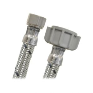 TUBO ABASTO ACERO FREG 3/8" COMP X 1/2" AM 40 CM COFLEX AL-J40 (50)