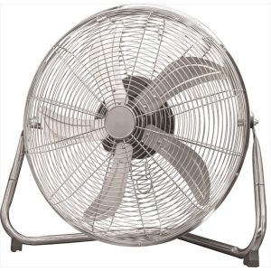 Ventilador de piso acero industrial 50 cm plateado 24-12-204 Basic Living